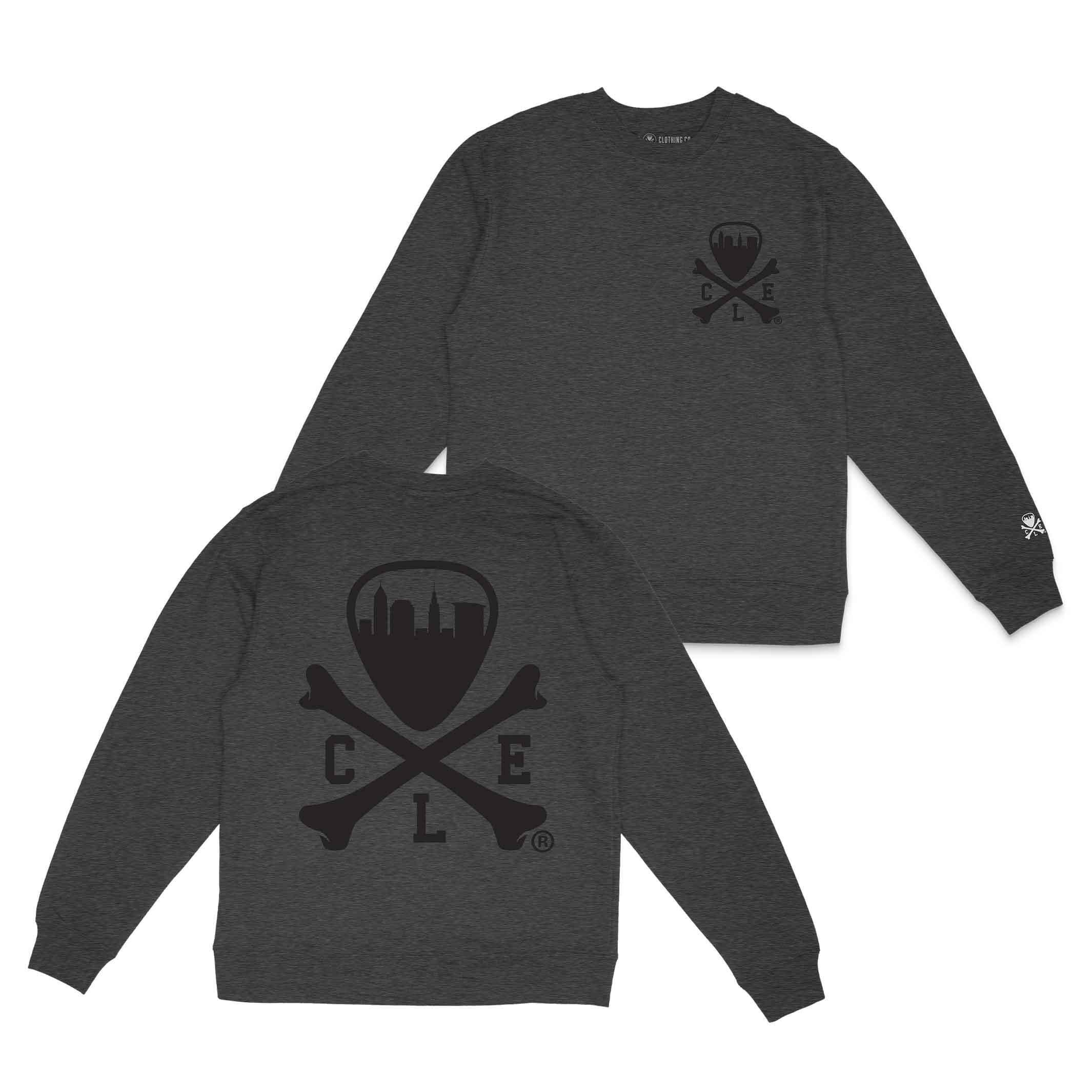CLE Logo – Unisex Crewneck Sweatshirt – Heather Charcoal